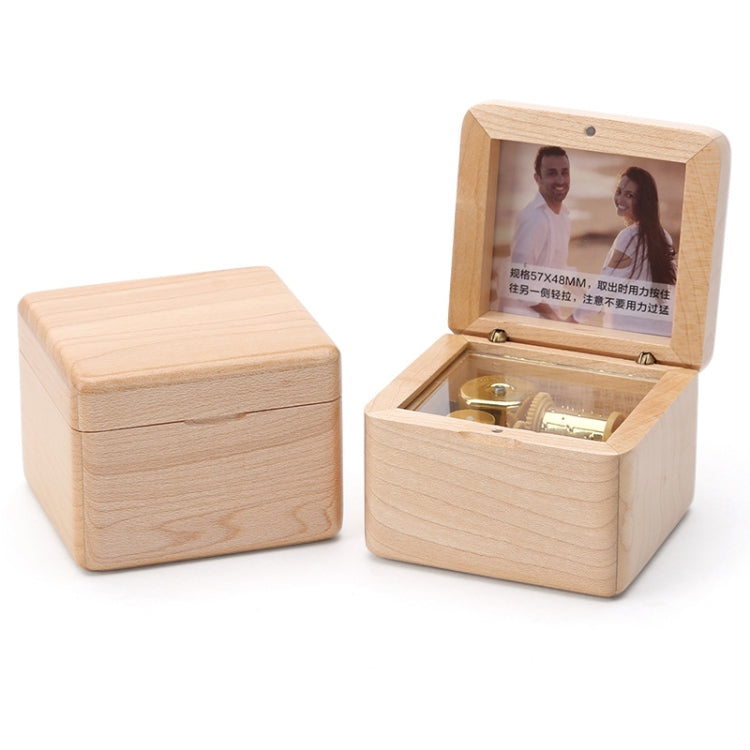 Frame Style Music Box Wooden Music Box Novelty Valentine Day Gift,Style: My Store