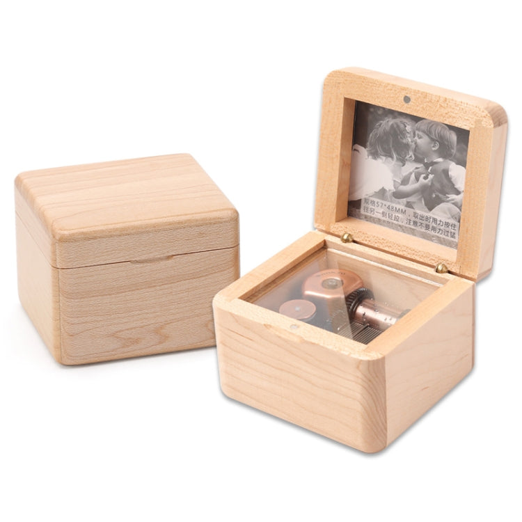 Frame Style Music Box Wooden Music Box Novelty Valentine Day Gift,Style: My Store