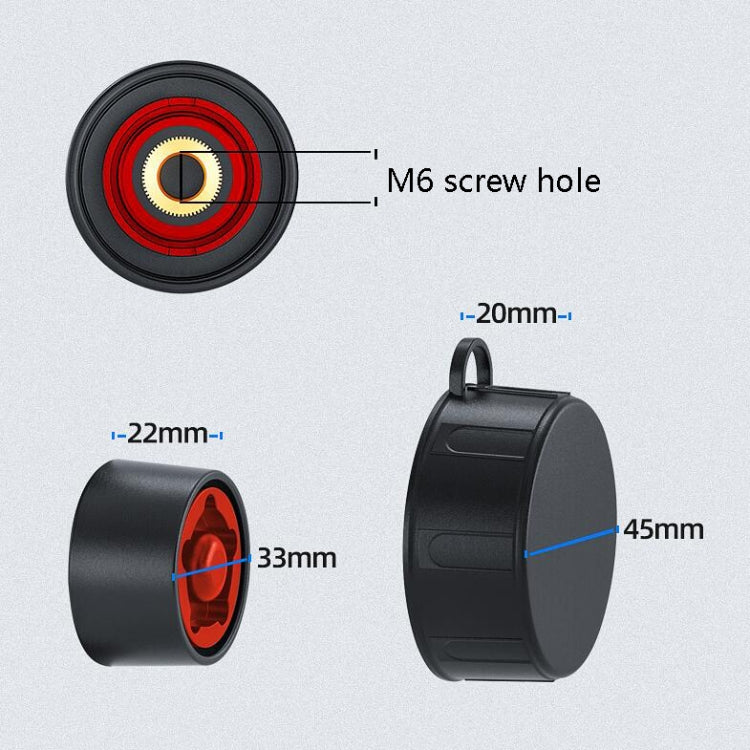 Bike Bracket Anti-Theft Fittings M6 Five-Star Anti-Theft Nut Reluova