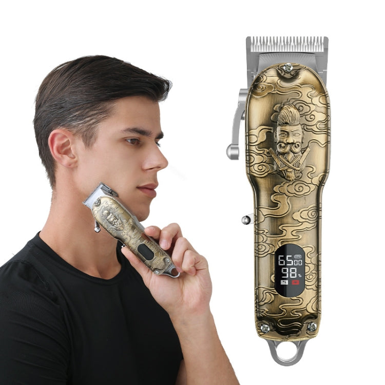 RESUXI Retro Piaget Hair Clipper LCD Digital Display High-Power Hair Clipper Reluova