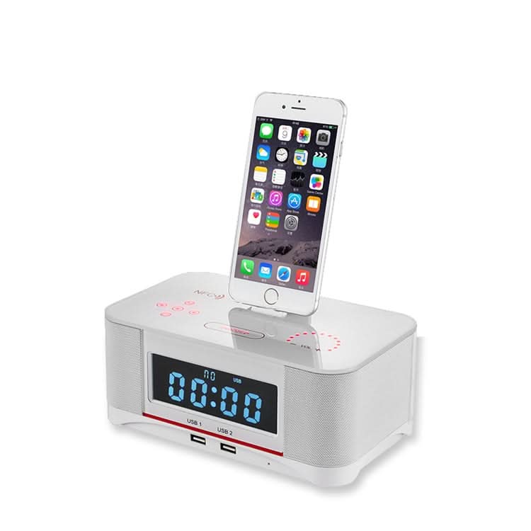 A8 Charging Base Audio NFC Bluetooth Speaker Alarm Clock