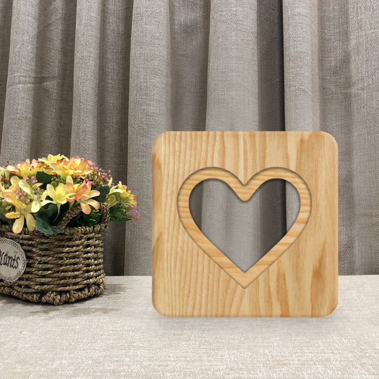 FS-T2158W Romantic Valentine Birthday Gift Wooden Night Light Home Decoration Decoration My Store