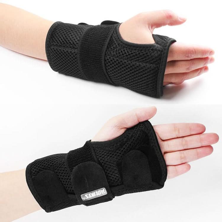 AOLIKES HS-1672 Wrist Joint Fixture Belt Breathable Wrist Sprained Fracture Fixed Sleeve Wrist Steel Strip Splint Reluova