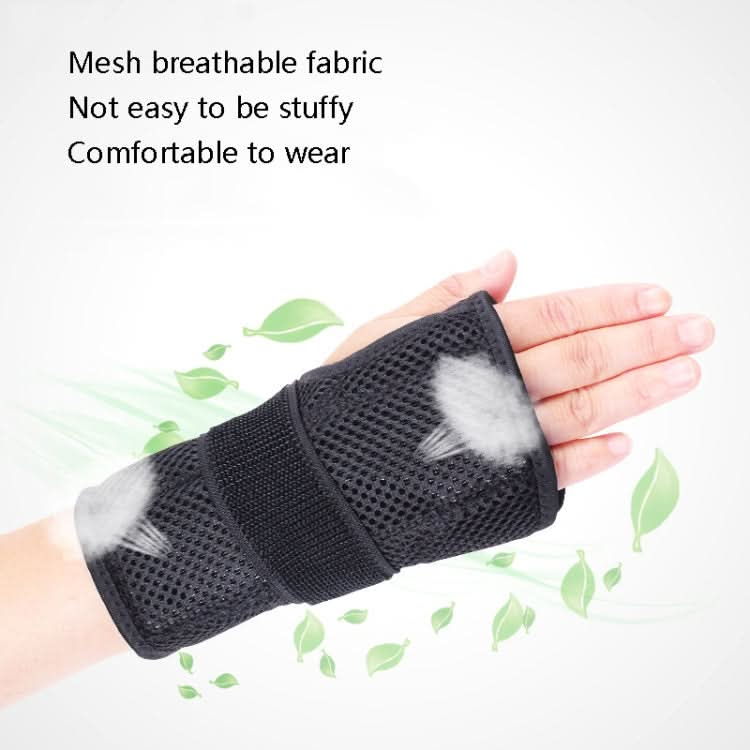 AOLIKES HS-1672 Wrist Joint Fixture Belt Breathable Wrist Sprained Fracture Fixed Sleeve Wrist Steel Strip Splint Reluova