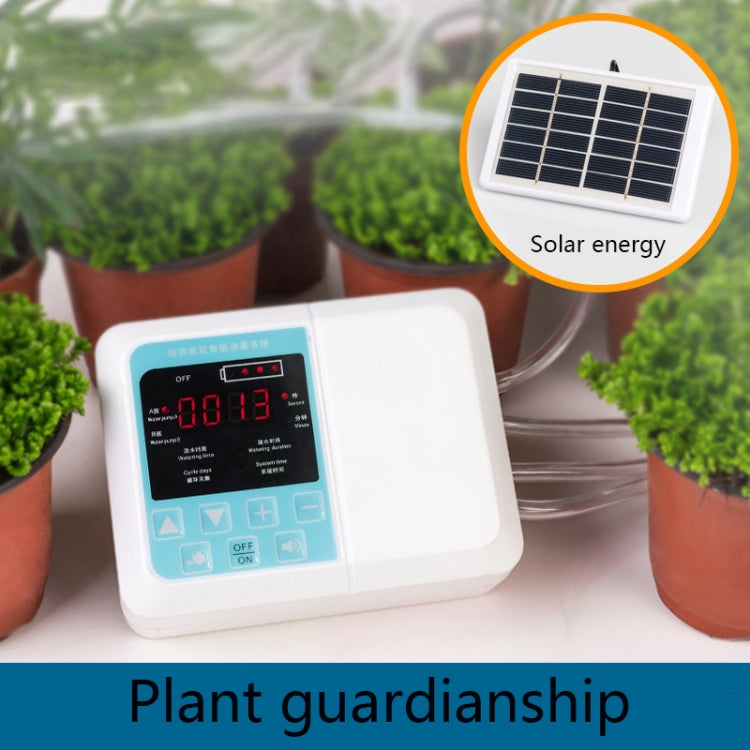 G89456 Solar Intelligent Voice Timing Automatic Flower Watering Device Lazy Plant Dripper