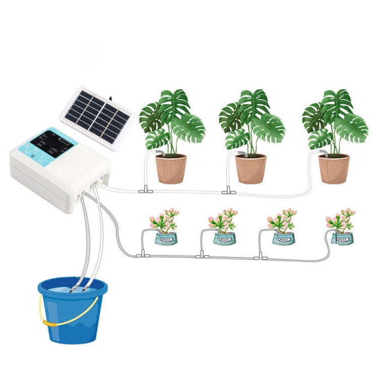 G89456 Solar Intelligent Voice Timing Automatic Flower Watering Device Lazy Plant Dripper My Store