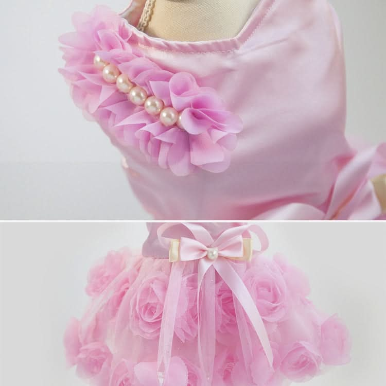 Pet Clothes Dog Spring Summer Thin Dress Rose Dress - Reluova