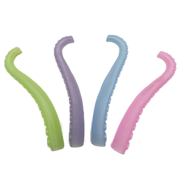 10 PCS TPR Soft Plastic Octopus Tentacles Finger Cover Toys Tricky Prank Finger Puppet, Random Color Delivery - Reluova 