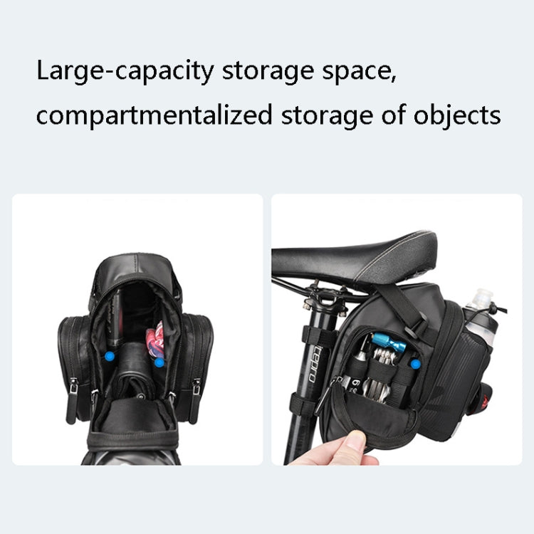 Rhinowalk X21557  Bicycle Rainproof Tail Bag Large Capacity Folding Road Bike Riding Backpack