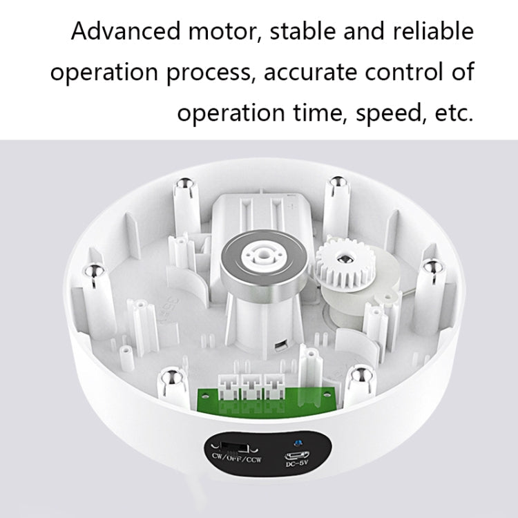 ND120 USB Automatic Rotating Camera Table Hand-Made Panoramic Display Table Turntable