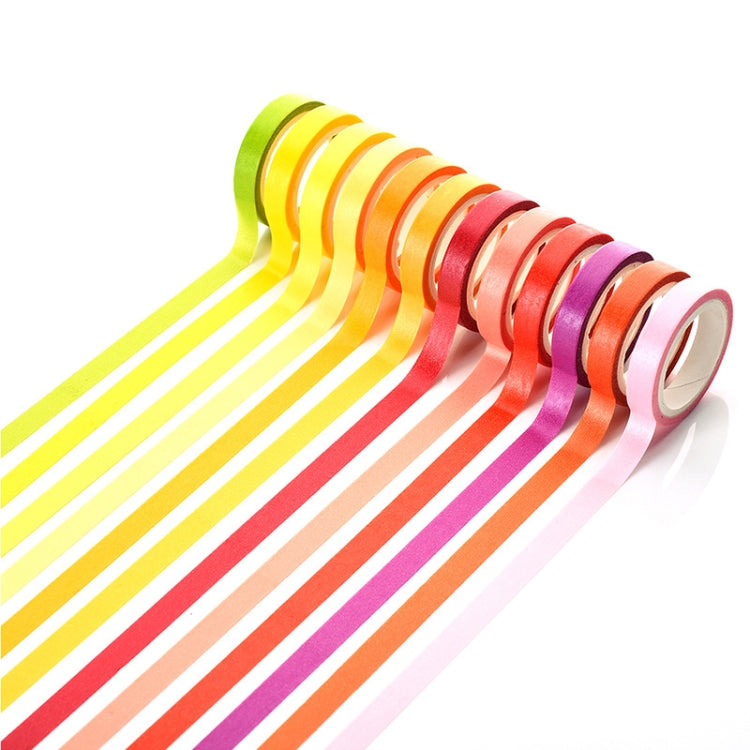 40 Colors / Set Pure Color Rainbow Tape Handmade DIY Handbook Materials My Store