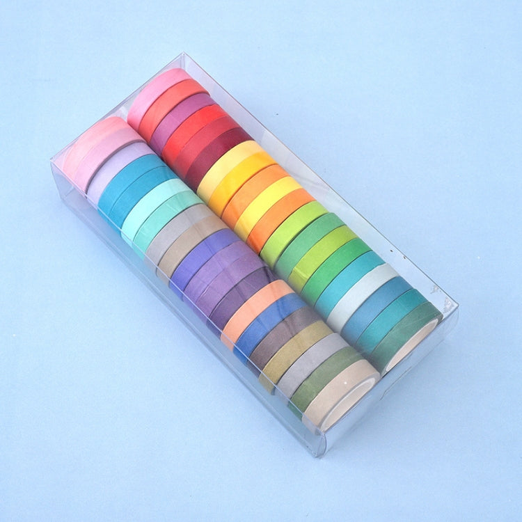 40 Colors / Set Pure Color Rainbow Tape Handmade DIY Handbook Materials My Store