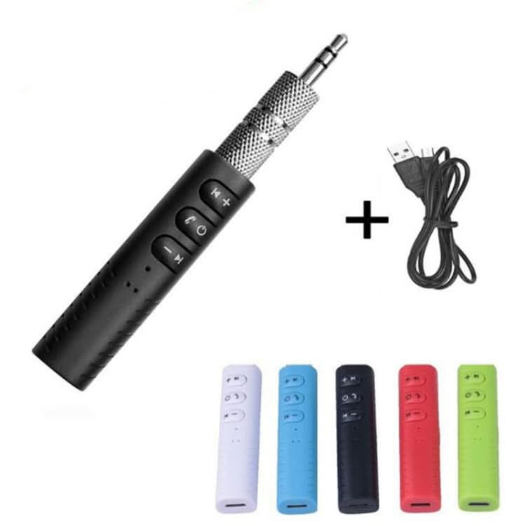 3 PCS  Bluetooth Receiver 3.5MM Wireless Car Adapter Car MP3 Aux Audio,Random Color Delivery