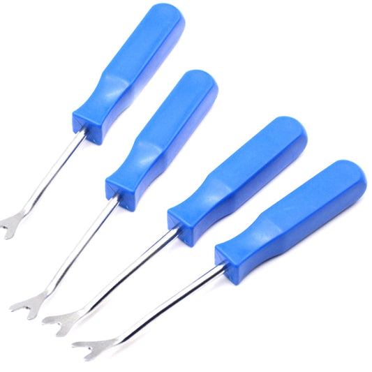 4 PCS Car Door Claw Nail Remover Interior Trim Plate Buckle Tool Glue Screwdriver-Reluova