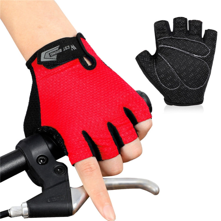 WEST BIKING YP0211218 Cycling Breathable Short Gloves Non-Slip Half Finger Gloves Reluova