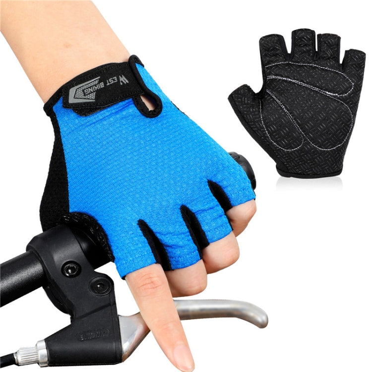 WEST BIKING YP0211218 Cycling Breathable Short Gloves Non-Slip Half Finger Gloves