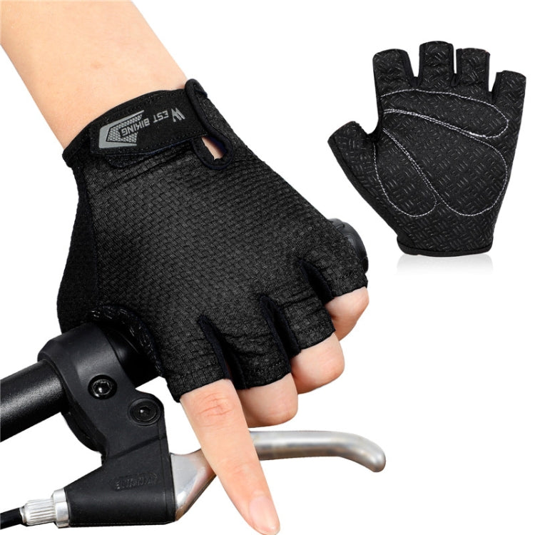 WEST BIKING YP0211218 Cycling Breathable Short Gloves Non-Slip Half Finger Gloves Reluova