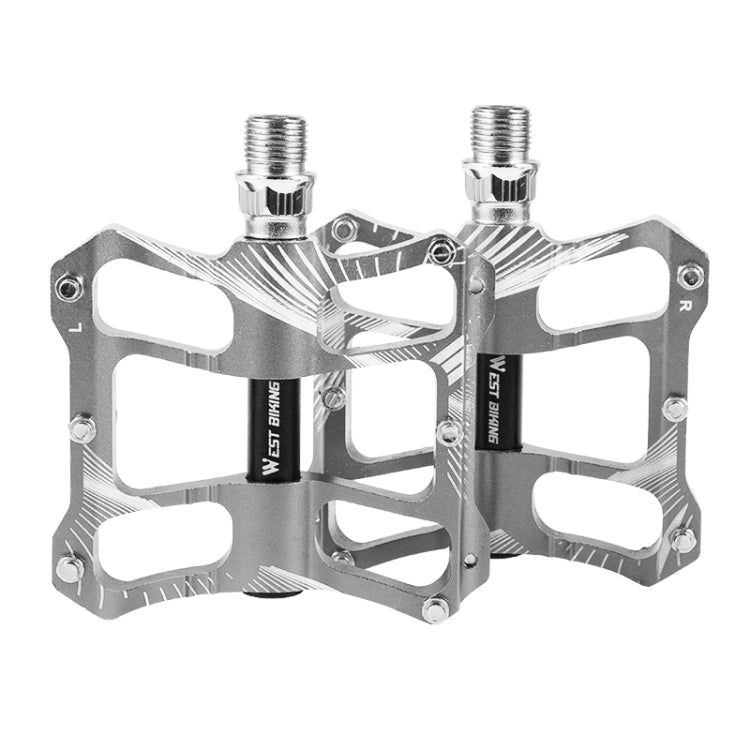 WEST BIKING YP0802080 Bicycle Aluminum Alloy Pedal Riding Foot Pedal Bicycle Accessories Reluova