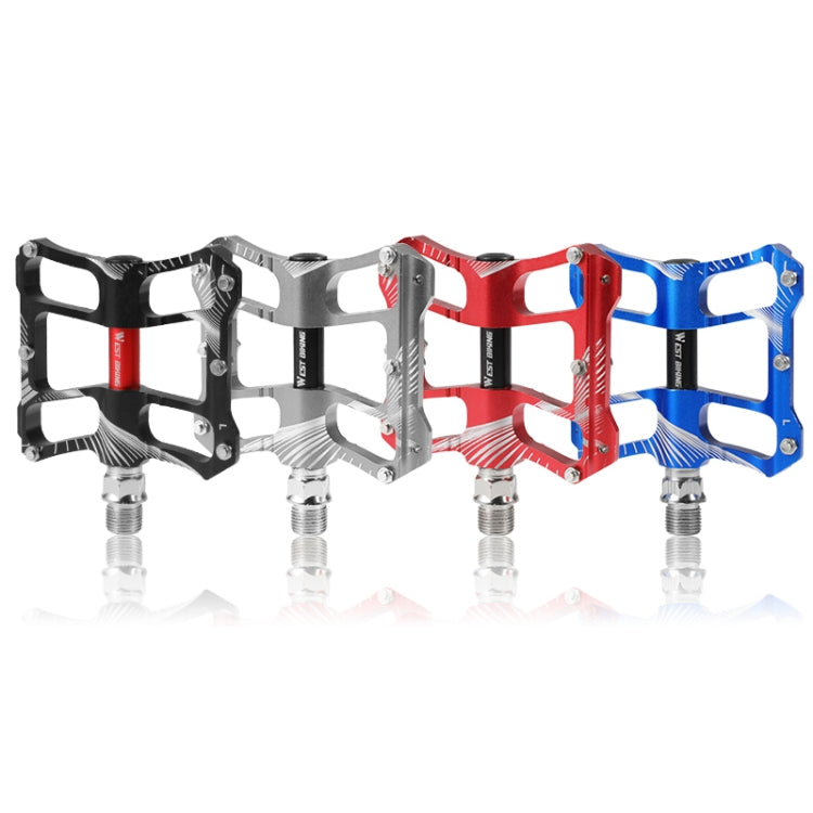 WEST BIKING YP0802080 Bicycle Aluminum Alloy Pedal Riding Foot Pedal Bicycle Accessories