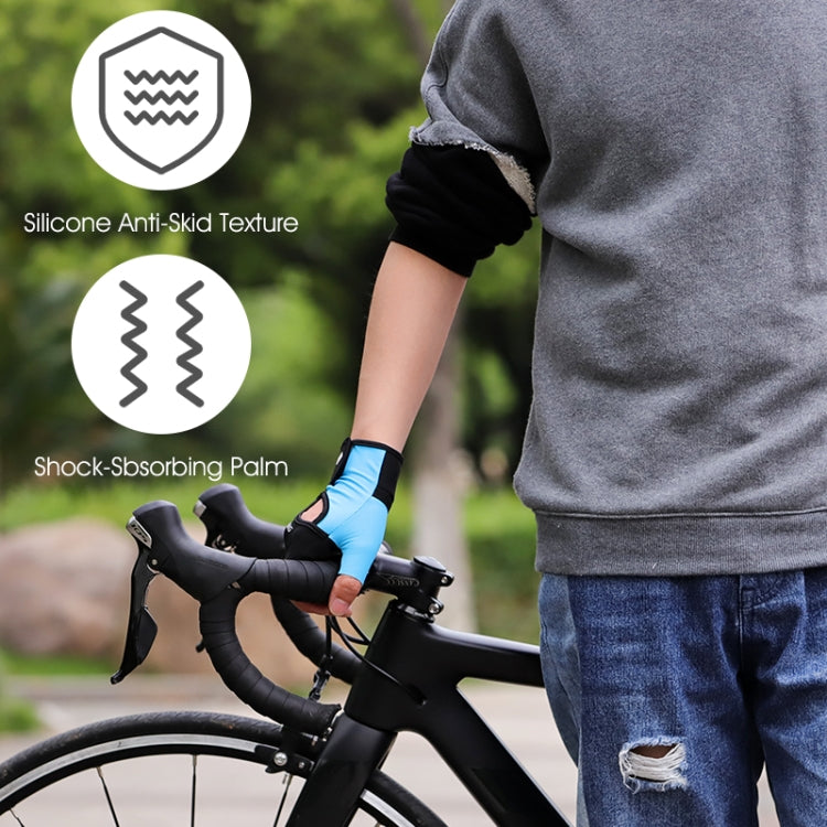 WEST BIKING YP0211217 Cycling Breathable Silicone Palm Gloves Fitness Training Wrist Guard Sports Gloves Reluova