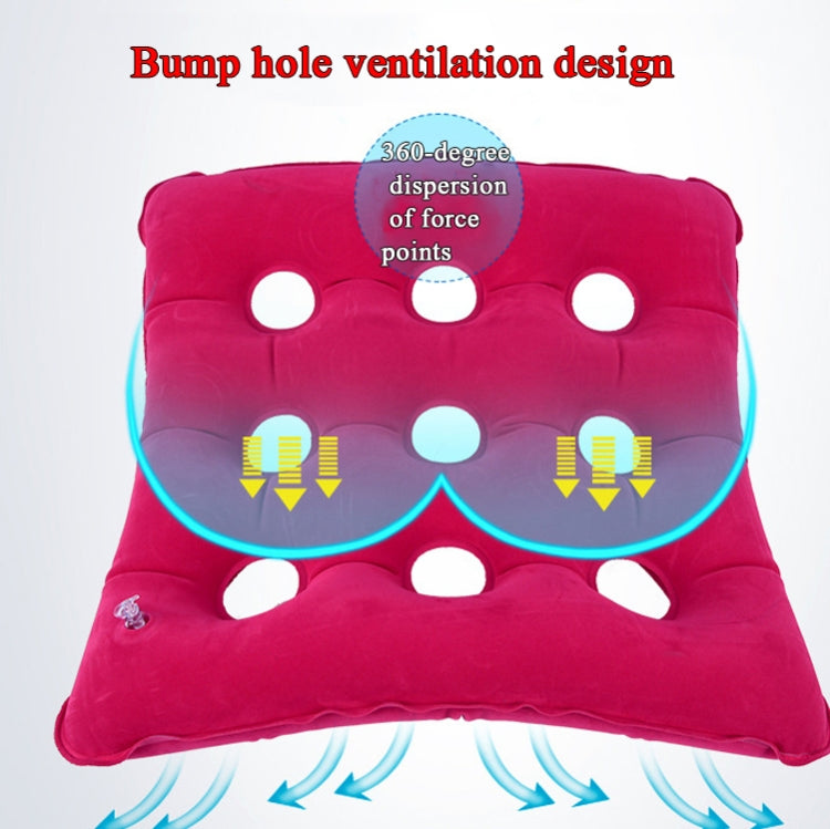 Anti-Decubitus Inflatable Cushion Pregnant Women Elderly Health Care Cushion,Style: Square Blue My Store