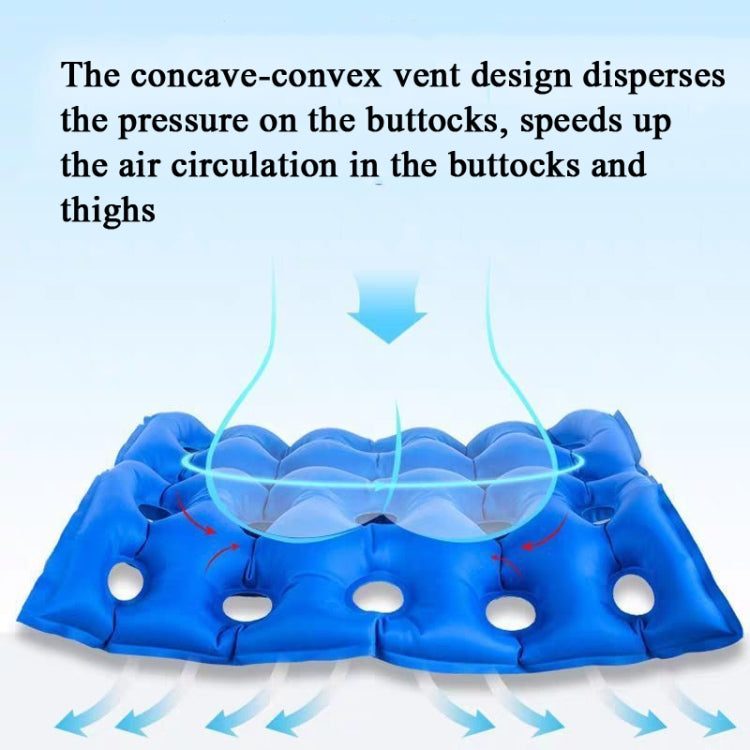 Square 25-hole Anti-decubitus Inflatable Cushion Medical Wheelchair Inflatable Cushion My Store