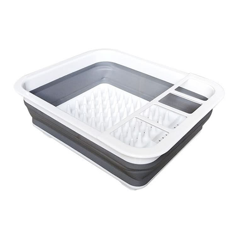 Silicone Folding Drainage Dish Rack Tableware Storage Box Reluova