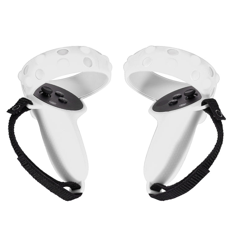 2 Sets GS092 Handle Controller Silicone Protective Cover Anti-Fall And Anti-Lost All-Inclusive Cover For Oculus Quest 2