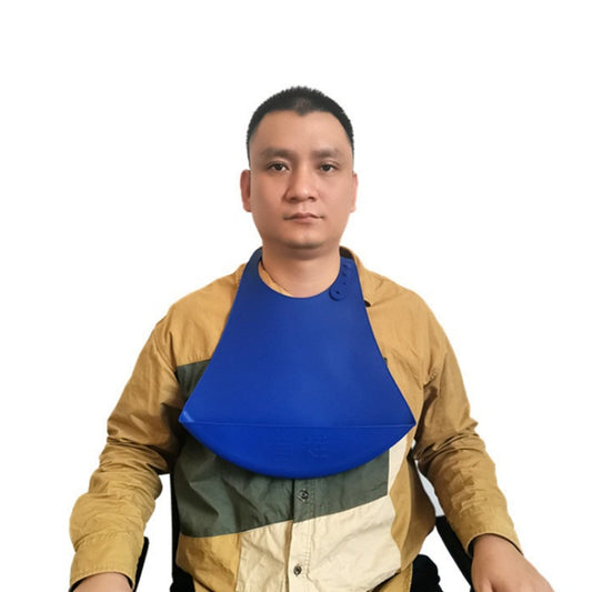 Yanxiang Elderly Eat Silicone Waterproof Bib Adult Widened Disposable Saliva Pocket Reluova