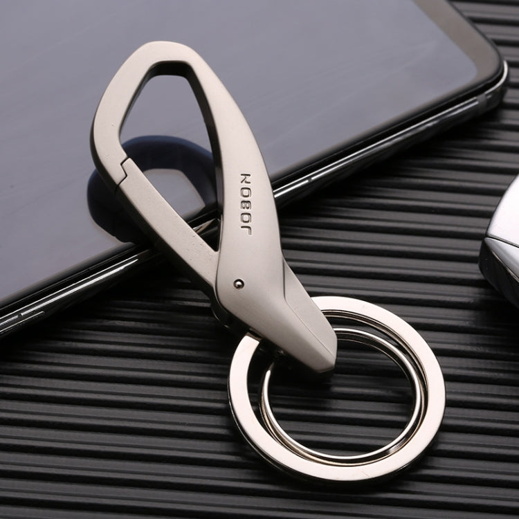 JOBON ZB-197 Car Waist Hanging Keychain Double Ring Metal Keychain ÎҵÄÉ̵ê