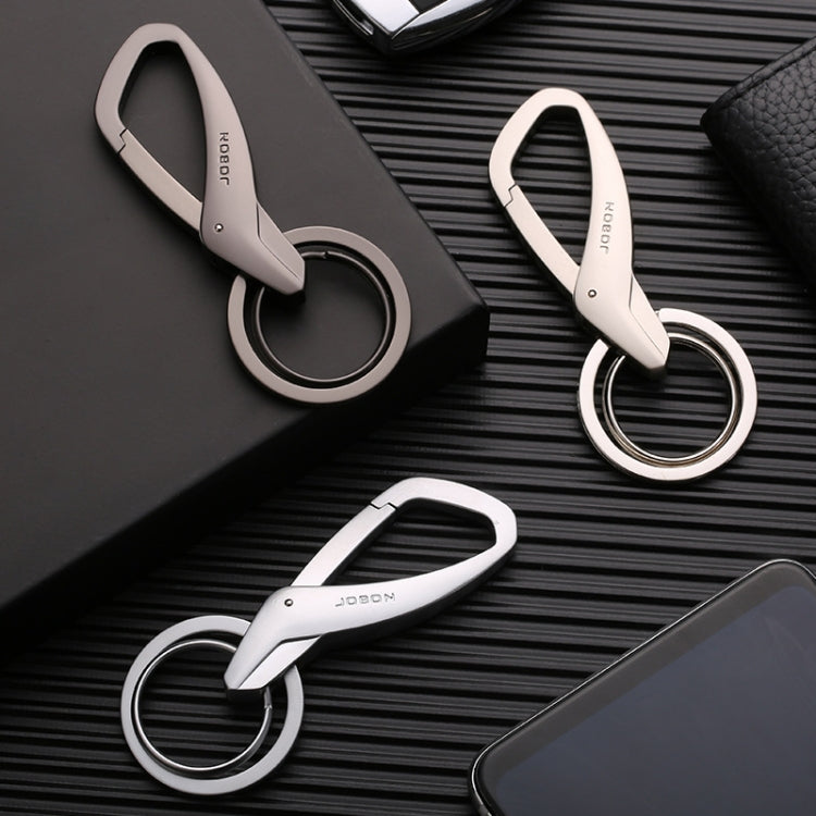 JOBON ZB-197 Car Waist Hanging Keychain Double Ring Metal Keychain ÎҵÄÉ̵ê