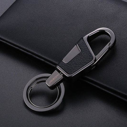 JOBON ZB-6611 Car Keychain Men Waist Hanging Keychain Simple Key Rings