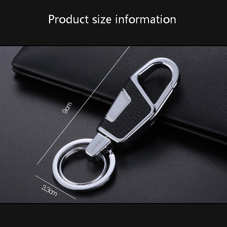 JOBON ZB-6611 Car Keychain Men Waist Hanging Keychain Simple Key Rings