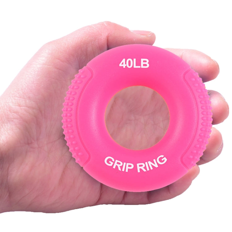 Silicone Gripper Finger Exercise Grip Ring, Specification: 60LB(Dot Orange) Reluova