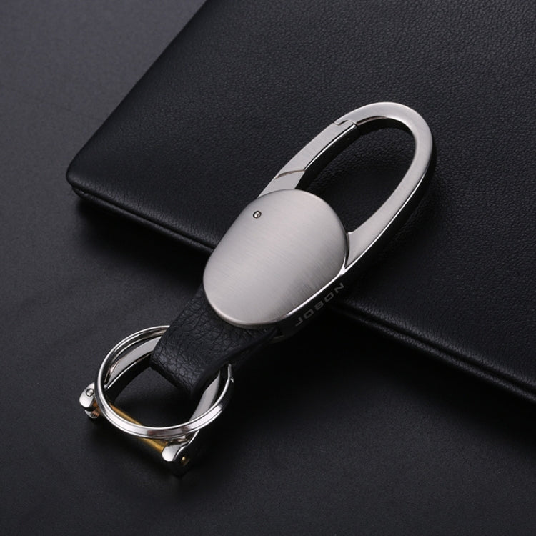 JOBON ZB-167A Horseshoe Car Keychain Men Metal Waist Hanging Keychain