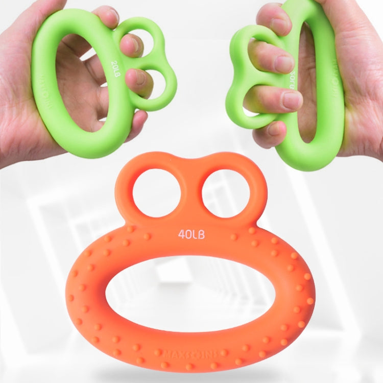 MAXSOINS MXO-DOUBLE-001 Frog Shape Finger Grip Training Device Finger Grip Ring Reluova