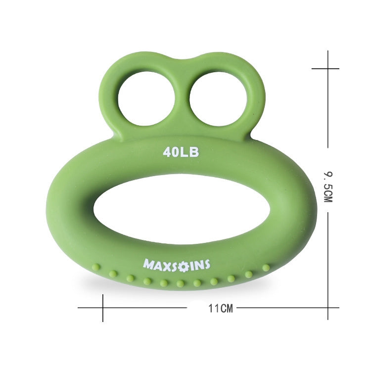 MAXSOINS MXO-DOUBLE-001 Frog Shape Finger Grip Training Device Finger Grip Ring