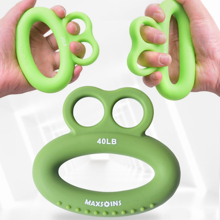 MAXSOINS MXO-DOUBLE-001 Frog Shape Finger Grip Training Device Finger Grip Ring