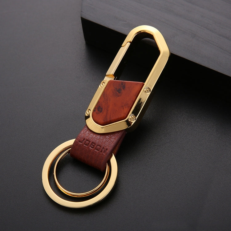 JOBON ZB-106A Business Men Metal Keychain Double Loop Car Pendant Keychain ÎҵÄÉ̵ê