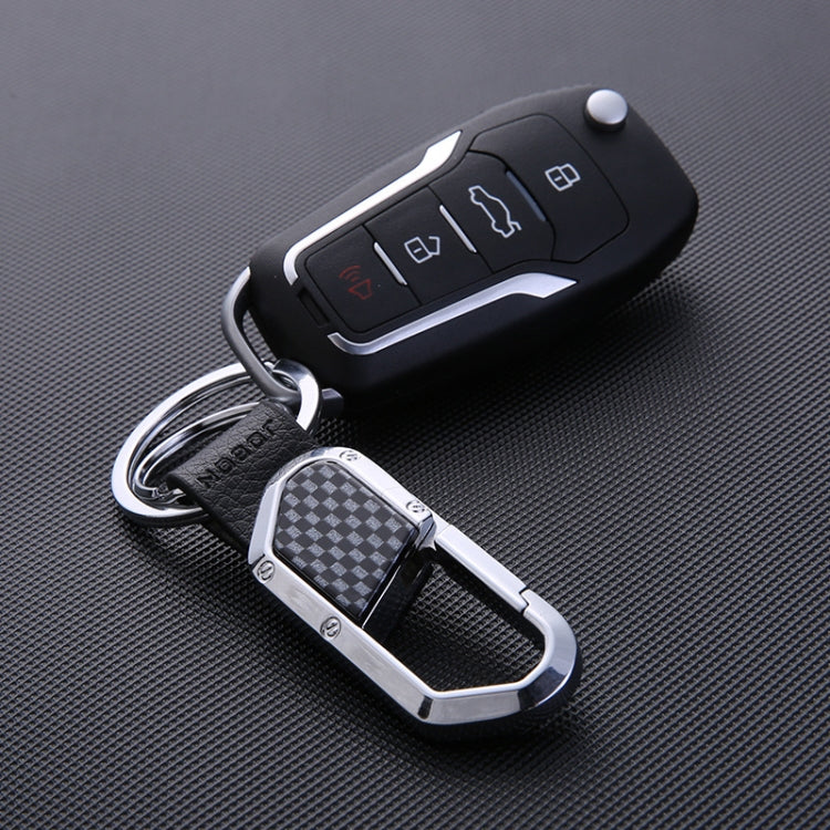 JOBON ZB-106A Business Men Metal Keychain Double Loop Car Pendant Keychain ÎҵÄÉ̵ê