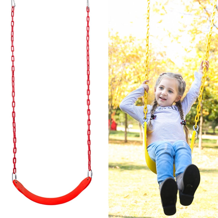 Indoor And Outdoor Children Fitness EVA Soft Board Swing With Chain,Random Color Delivery Reluova