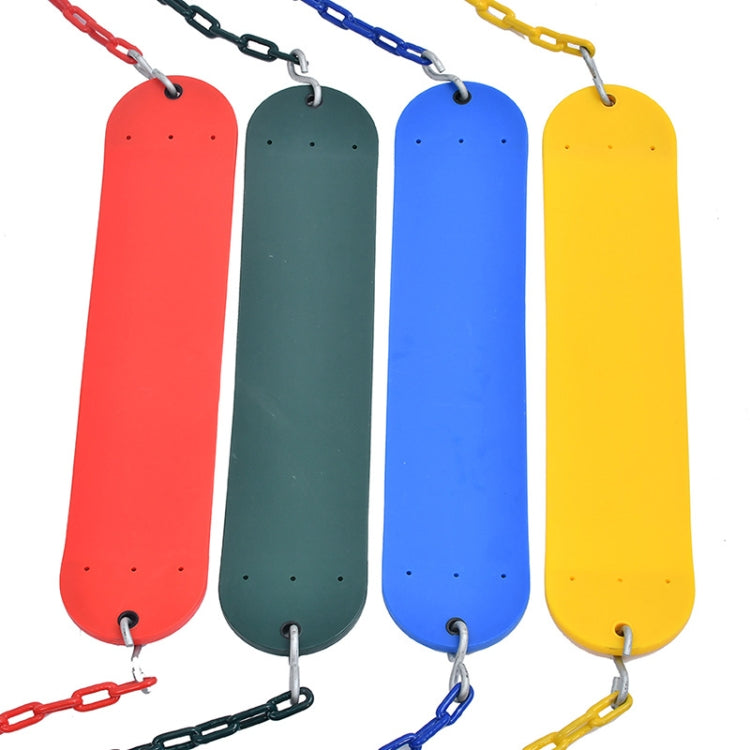 Indoor And Outdoor Children Fitness EVA Soft Board Swing With Chain,Random Color Delivery Reluova