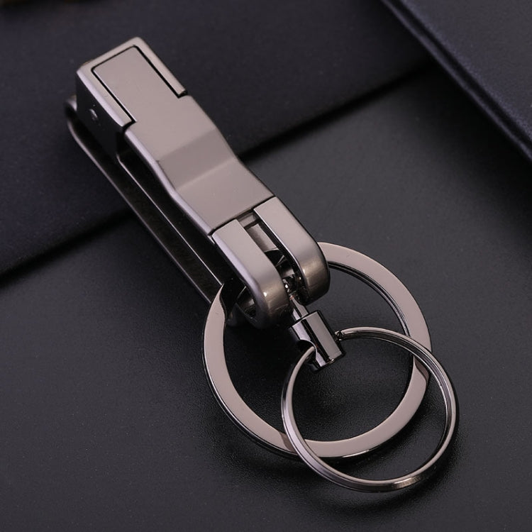 JOBON ZB-8782 Car Keychain Men Metal Anti-Lost Double Ring Detachable Keychain ÎҵÄÉ̵ê