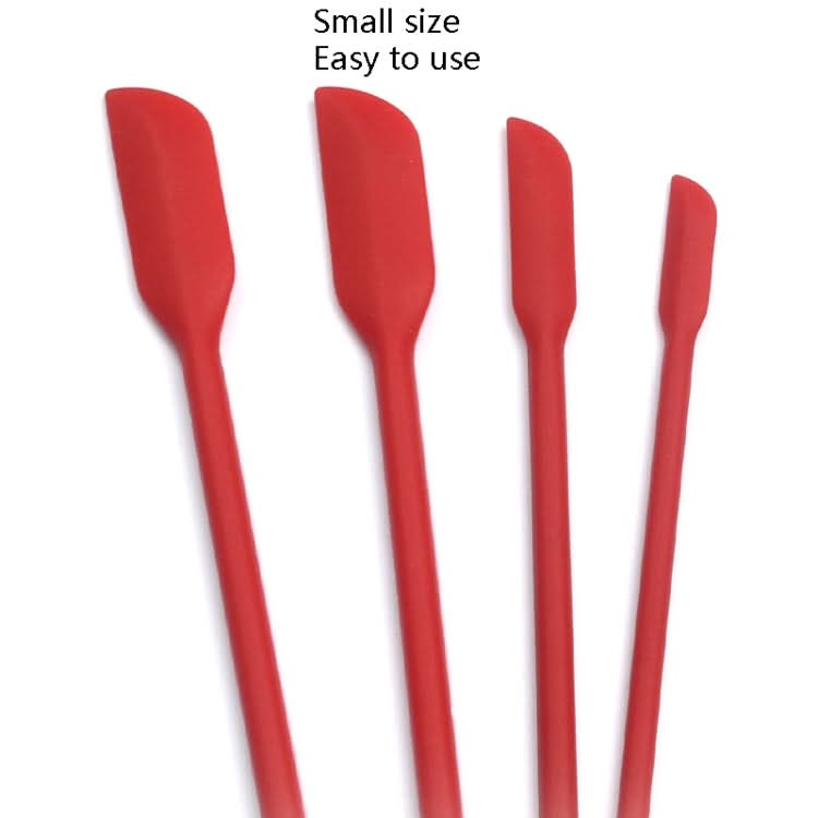 4 in 1 Silicone Mini-Pointed Scraper Lengthening Cosmetic Bottle Scraper Jam Spatula Set-Reluova