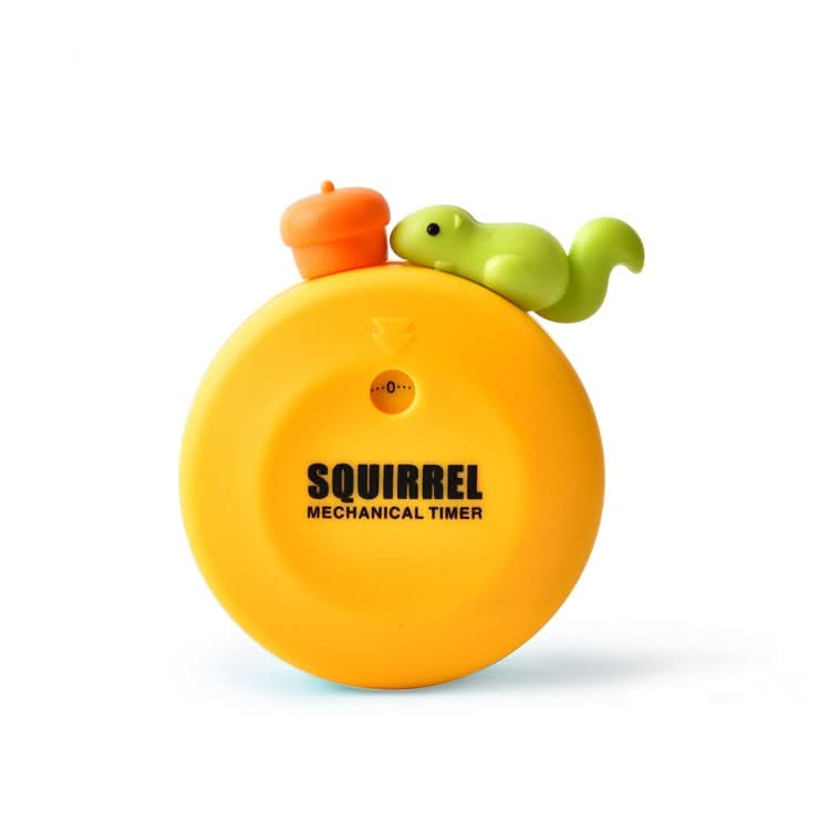 Animal Cartoon Mechanical Timer Refrigerator Magnet Timer, Specification:  Bubble Fish (Orange) Reluova