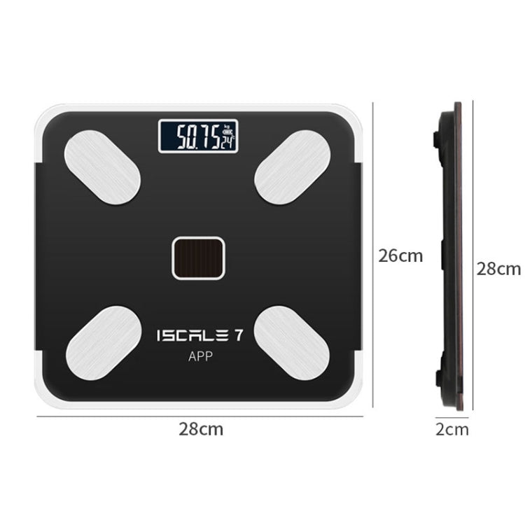 ISCRLE7 Smart Weight Scale Bluetooth Body Fat Measuring Instrument