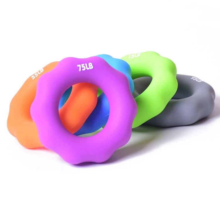 Silicone Finger Marks Grip Device Finger Exercise Grip Ring, Specification: 15LB (Green)