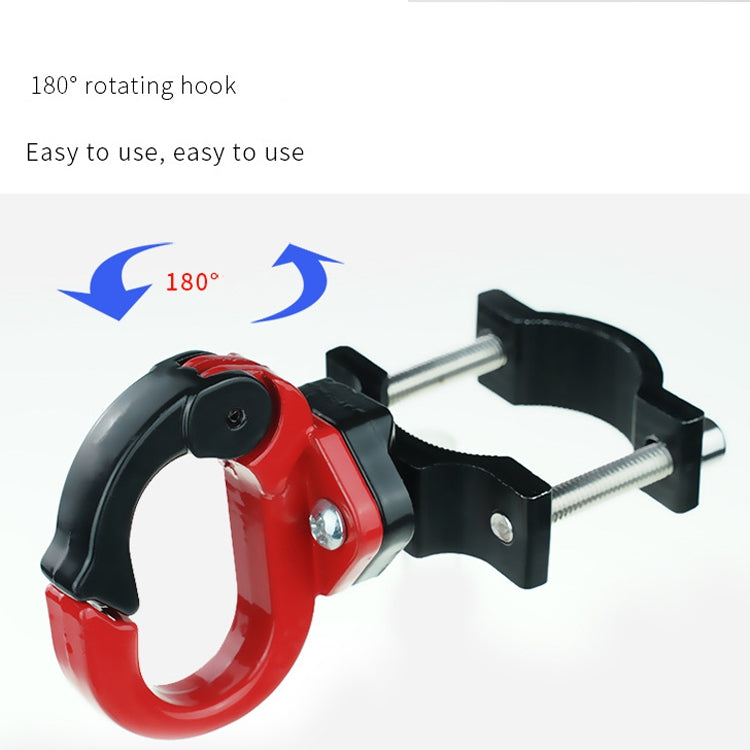 For Ninebot MAX G30 Scooter Accessories Aluminum Alloy Hook Rod Hook, Specification: Double Hook (Red Black) Reluova