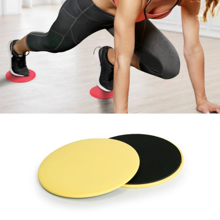 Pilates Yoga Sliding Plate Home Sports Abs Cocked Butt Fitness Foot Sliding Plate Reluova