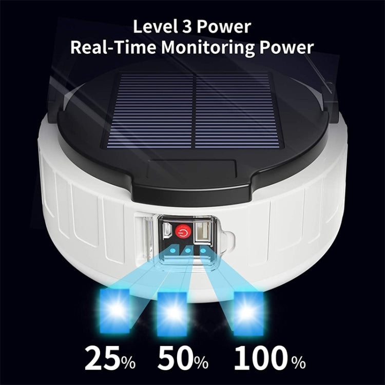 HB208 Solar Power 10W 37 LED Household Emergency Light Mobile Night Market Light Camping Light My Store